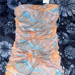 Forever 21 knit dress- SHO blue/multi